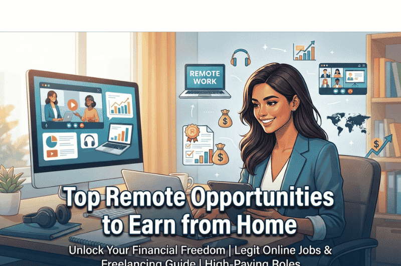 Top Remote Opportunities to Earn from Home in 2026 (A Complete Guide)
